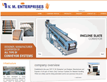 Tablet Screenshot of conveyorsystem.in